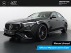 Mercedes-Benz E-klasse AMG 53 4MATIC+ Night Edition AMG Perf, Auto's, Stof, Gebruikt, Euro 6, Adaptive Cruise Control