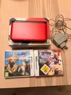 Nintendo 3DS XL Rood - Met Games!, 3DS XL, Ophalen of Verzenden, Rood, Gebruikt
