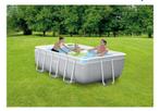 Intex Prism Frame zwembad 300x175x80 cm incl pomp & trap, Tuin en Terras, Minder dan 200 cm, 200 tot 400 cm, Rechthoekig, Ophalen of Verzenden