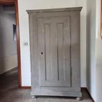 Grote grijze kast met leg schappen, Ophalen, Gebruikt, 50 tot 100 cm, 25 tot 50 cm