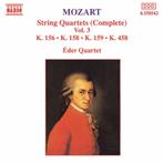 CD Mozart : String quartets vol. 3 KV 156,158,159,458, Ophalen of Verzenden, Classicisme, Zo goed als nieuw, Kamermuziek