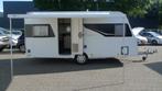 Buerstner Premio 450 TS ic-line caravan met luifel en mover, Vast bed, Rondzit, Tot en met 2, 750 - 1000 kg