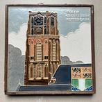 Westraven cloisonne wandtegel oude toren Rotterdam, Ophalen of Verzenden