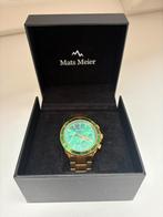 Mats Meier Gouden Herenhorloge - Nieuw in Doos, Sieraden, Tassen en Uiterlijk, Horloges | Heren, Overige merken, Polshorloge, Nieuw