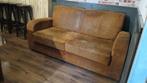 2 zits bank. Leer, Huis en Inrichting, Banken | Bankstellen, Ophalen, Gebruikt, 150 tot 200 cm, Tweepersoons