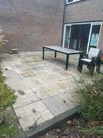 Tuintegels 60x60 cm + opsluitbanden, Tuin en Terras, Tegels en Klinkers, Ophalen, Gebruikt, 5 tot 10 m², Beton