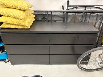IKEA MALM Ladekast Zwart - afbeelding 2