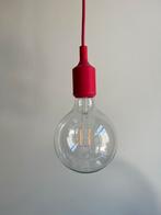 Muuto E27 rode hanglamp deep red, Overige materialen, Ophalen of Verzenden, Zo goed als nieuw, Modern