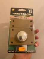 Nieuw Verrou A Bouton veiligheidsslot, Ophalen of Verzenden, Nieuw, Overige materialen, Slot