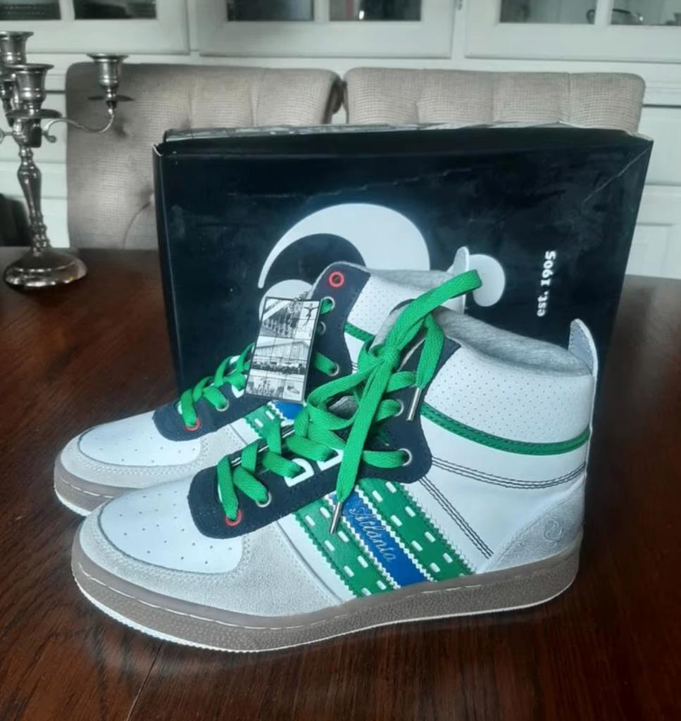 Nieuw: sportieve leren halfhoge boots; merk Q1905; maat 39, Schoenen, Nieuw, Ophalen of Verzenden, Q1905