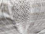 Groot Tafellaken tafelkleed  Beiersbont geborduurd groot, Ophalen of Verzenden, Gebruikt, Wit, Tafelkleed of Tafelzeil