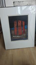 Schilderij, Ophalen of Verzenden, Zo goed als nieuw, Hout