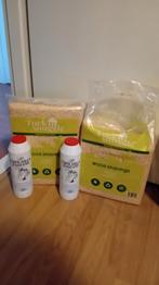 houtvezel en chinchilla zand, Ophalen, Knaagdier of Konijn