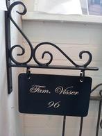 naambord smeedijzer, Ophalen of Verzenden, Nieuw