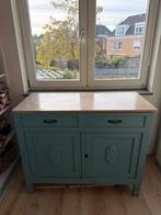 Antieke Commode Kast met Marmeren Blad TEAB, Huis en Inrichting, Kasten | Dressoirs, Gebruikt, 100 tot 150 cm, Overige houtsoorten