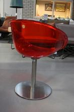 7 x eetkamerstoel kuipstoel GLISS Pedrali draaibaar rood, Ophalen, Gebruikt, Rood, Metaal