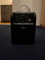 Vonyx karaoke machine en speaker met discolamp en bluetooth, Overige merken, Overige typen, Ophalen of Verzenden, Zo goed als nieuw