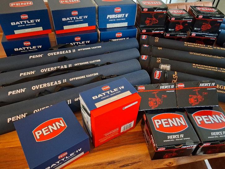 PENN Spinfisher/Battle/Pursuit/Slammer/Fierce/Wrath...Nieuw!, Watersport en Boten, Hengelsport | Zeevissen, Nieuw, Molen, Ophalen of Verzenden