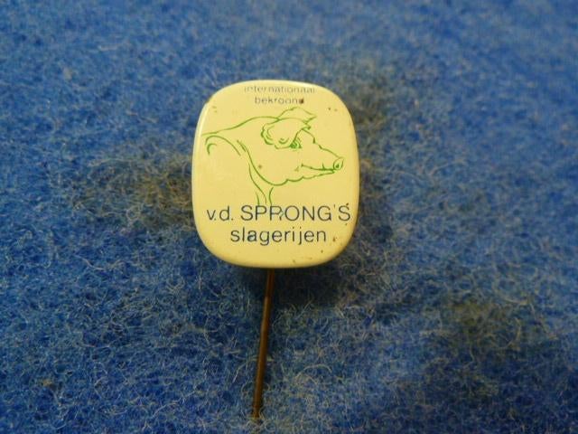 Speldje v.d. Sprong's slagerijen, Ophalen of Verzenden, Zo goed als nieuw, Overige onderwerpen