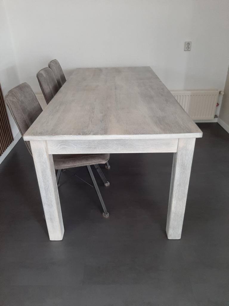 Te koop aangeboden eetkamer/salon/ bijzet tafel, 50 tot 100 cm, Zo goed als nieuw, Rechthoekig, 50 tot 100 cm