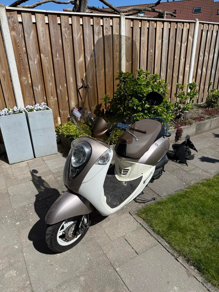 SYM Mio 50 Scooter - met extra onderdelen, Gebruikt, Benzine, Maximaal 25 km/u, Ophalen