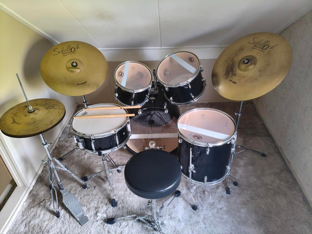 Pearl drumstel, Muziek en Instrumenten, Drumstellen en Slagwerk, Ophalen, Gebruikt, Pearl