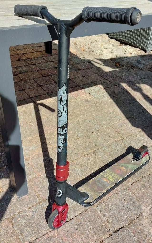 Oxelo (Decathlon) stuntstep tot max.100 kg, Fietsen en Brommers, Steps, Ophalen of Verzenden, Gebruikt, Gewone step, Oxelo (Decathlon)