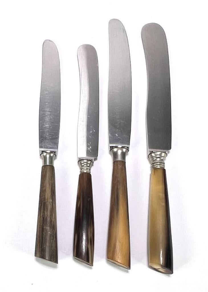 1266. Messen met hoornen heft, R.A. Herder - begin 20e eeuw, Ophalen of Verzenden