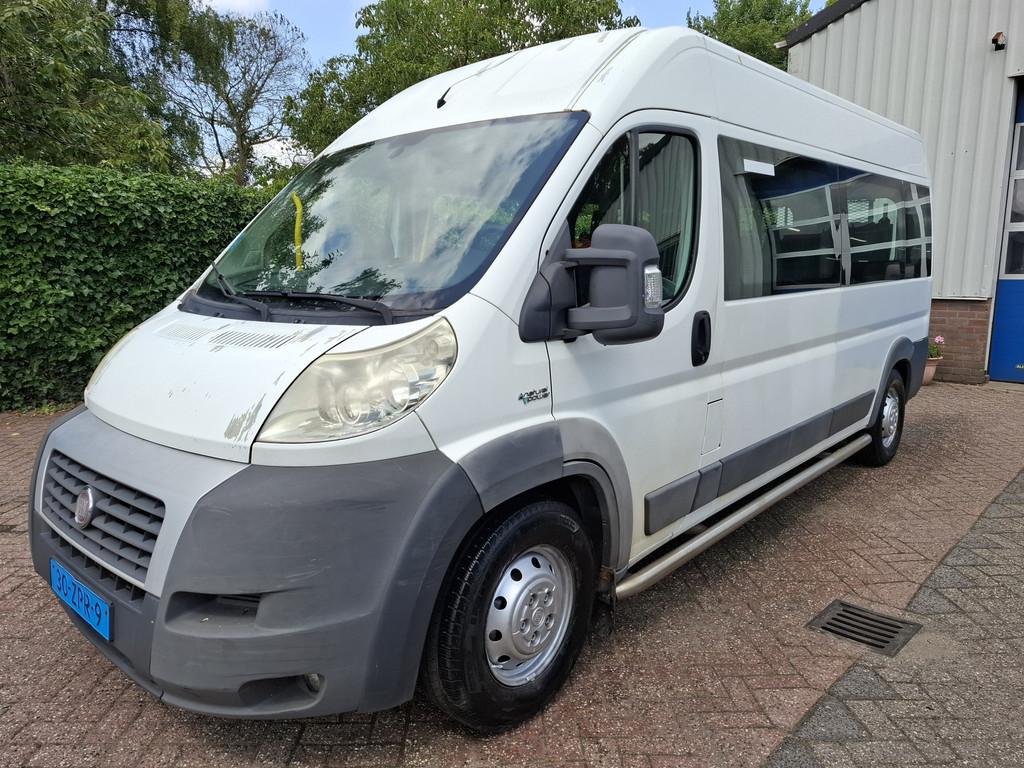 Fiat Ducato 3.0 MOTOR SLAAT NIET AAN 7-PERSOONS 2250.- INCL, Auto's, Euro 5, Gebruikt, Wit, Origineel Nederlands
