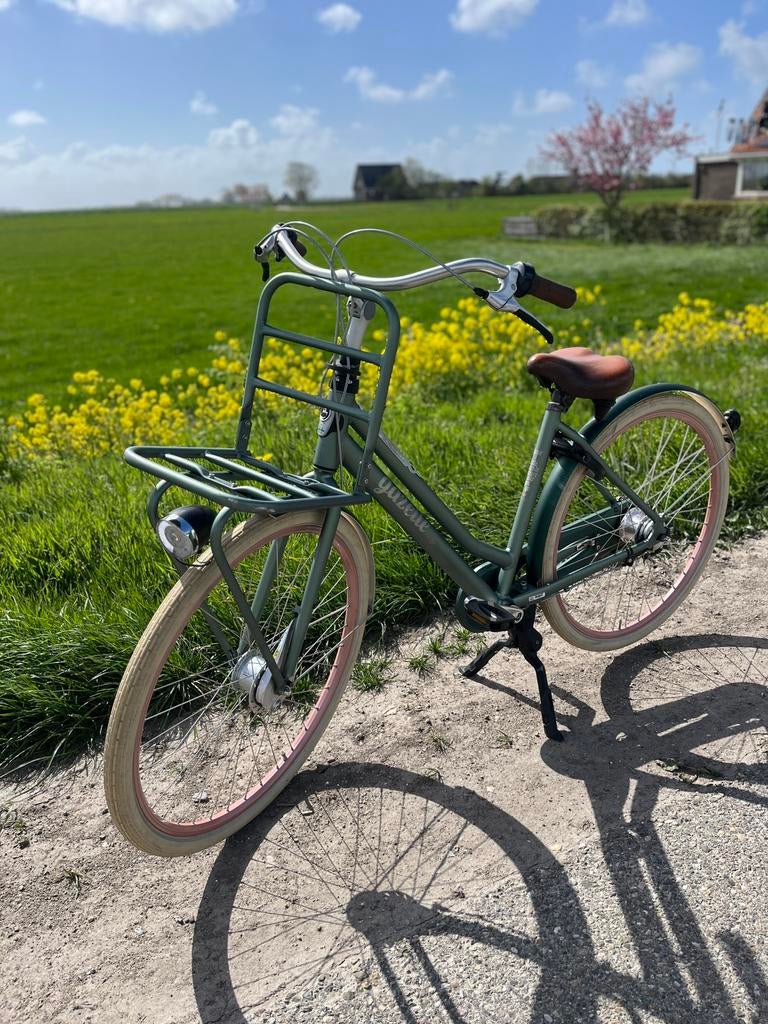 Gazelle transport damesfiets 28 inch, frame 49 cm, 7V, 47 tot 50 cm, Ophalen, Gebruikt, Versnellingen