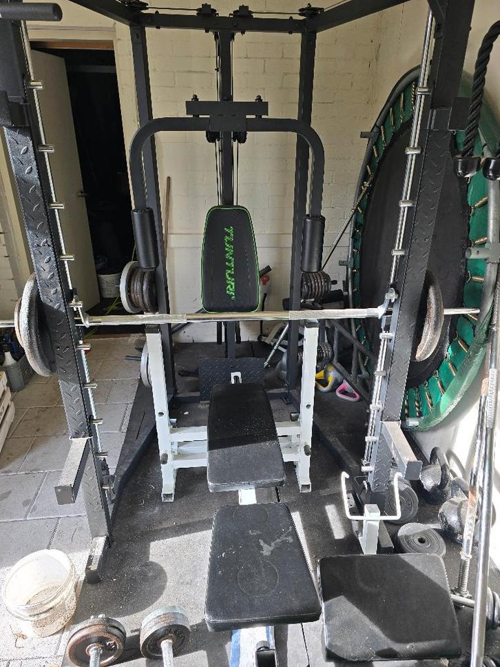 Fitness Tunturi sm 80 full body, Sport en Fitness, Fitnessmaterialen, Gebruikt, Fitnessbank, Armen, Benen, Borst, Buik, Rug, Ophalen