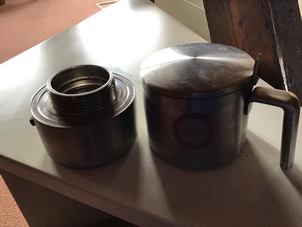 Koffiemolen of specerijenmaler - TransTherm-Allherdboden, Zilver, Ophalen of Verzenden, Metaal, Overige merken