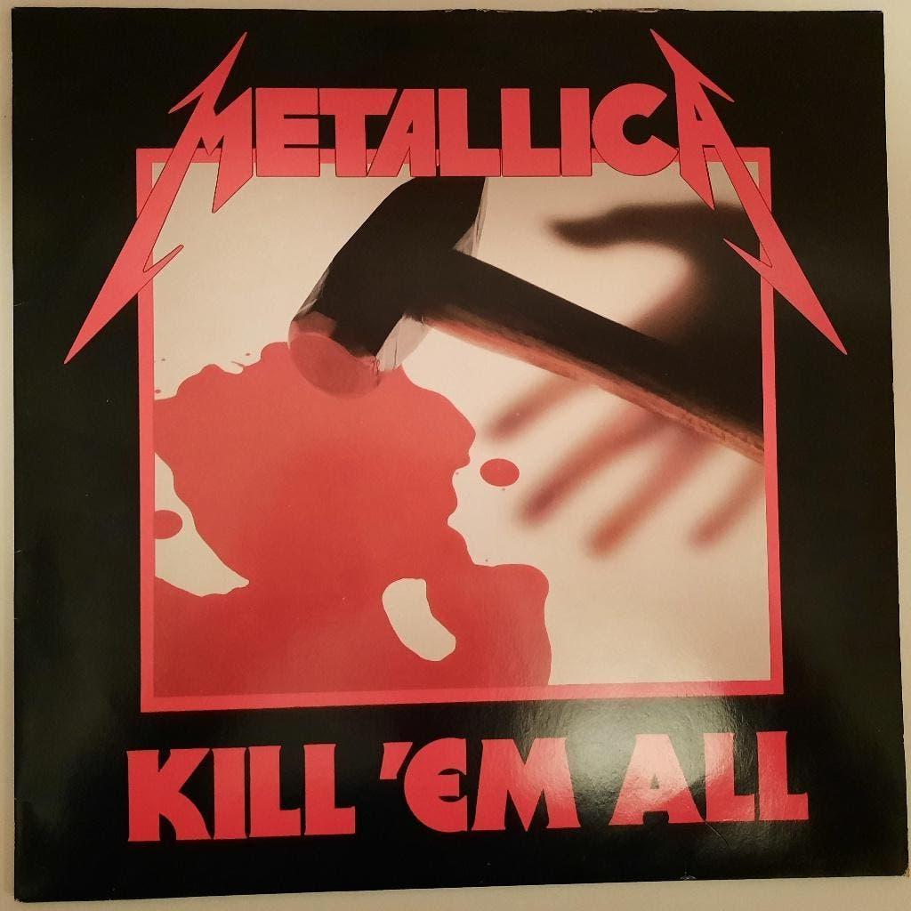 LP "Kill em All" - Metallica, Cd's en Dvd's, Vinyl | Hardrock en Metal, Gebruikt, 1980 - 1989, Ophalen of Verzenden, Inclusief binnenhoes