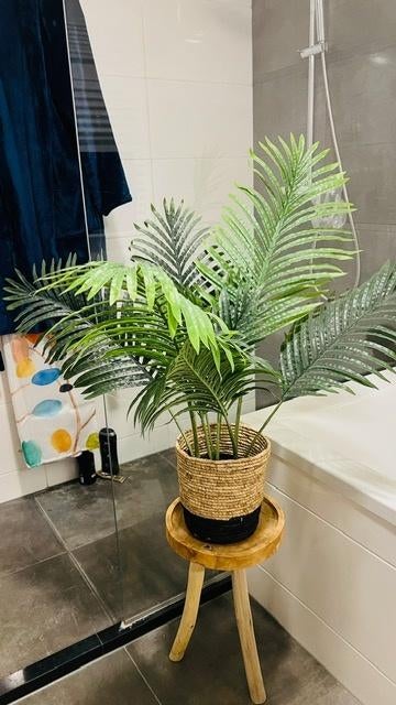 Indoor artificial plant with stand, Ophalen, Groen, Rondom opgemaakt, Kunstplant