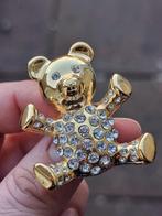 Vintage 1980 swarovski steentjes broche, Ophalen of Verzenden, Zo goed als nieuw, Sieraad of Horloge