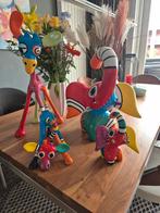 Jacky Zegers beelden: giraf en olifanten, Verzamelen, Beelden en Beeldjes, Ophalen of Verzenden