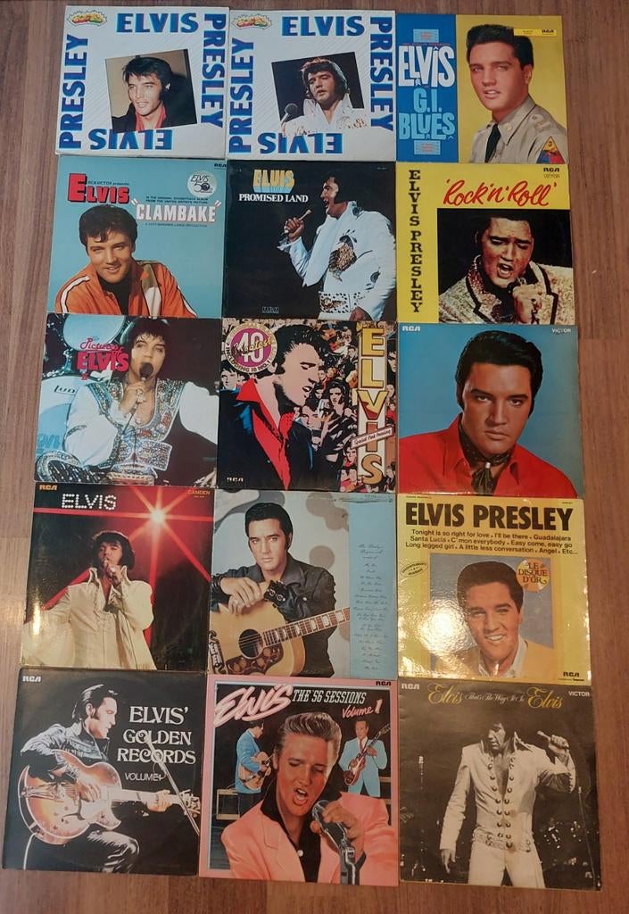 Elvis Presley vinyl collectie, Cd's en Dvd's, Vinyl | Pop, Ophalen of Verzenden, 1960 tot 1980, Zo goed als nieuw, 12 inch