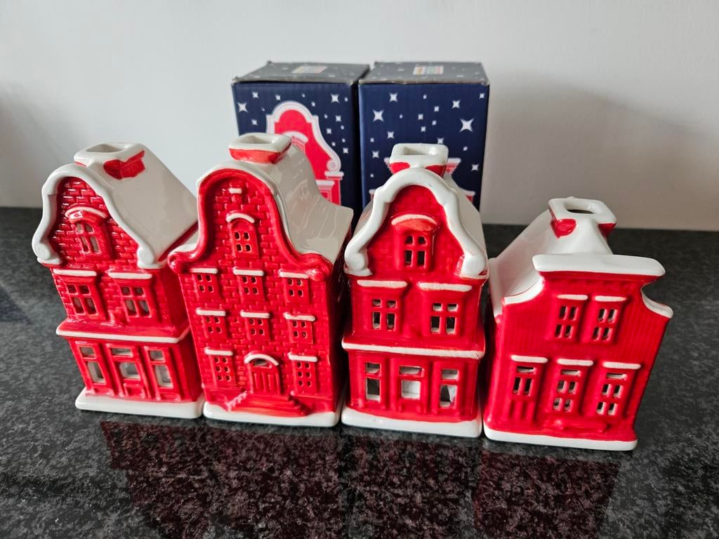 Postcodeloterij huisjes nummer 1, 5 (2x) en 6 + lege doosjes, Ophalen of Verzenden, Nieuw