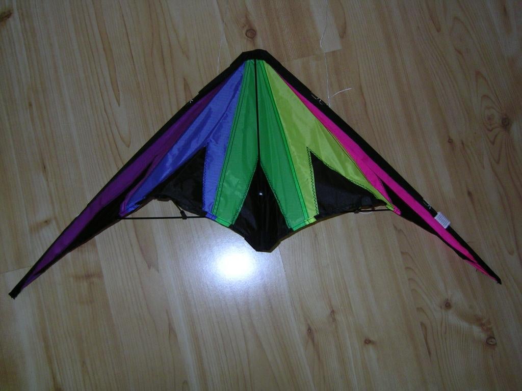 Sportvlieger model 2 knoop kites, Ophalen of Verzenden, Zo goed als nieuw, Tweelijns, Vlieger