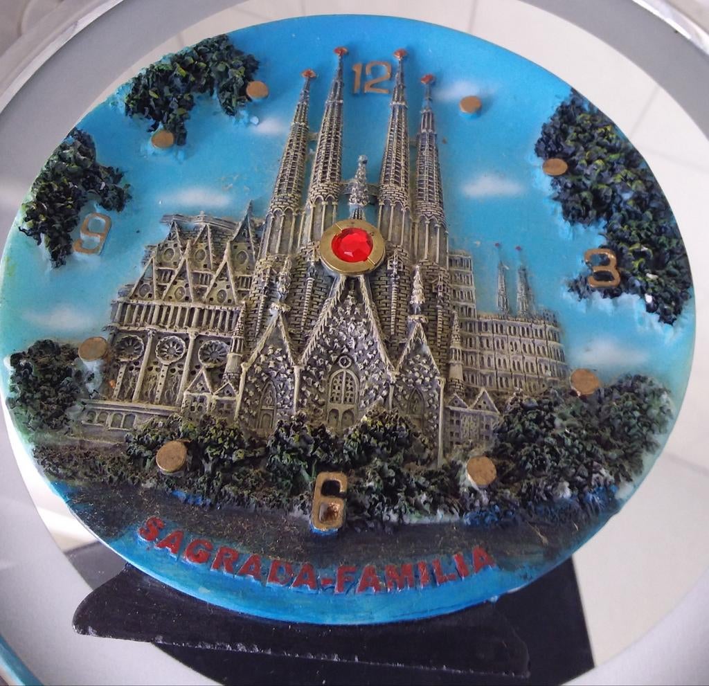 Spaanse prachtige sierbord op standaard, Ophalen of Verzenden