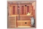 Luxe Combi Sauna (Infrarood & Fins) 220x200 - GRATIS MONTAGE, Ophalen of Verzenden, Nieuw, Fins of Traditioneel, Complete sauna