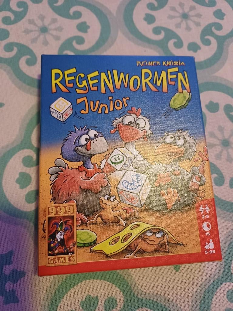 Regenwormen Junior kaartspel, Hobby en Vrije tijd, Gezelschapsspellen | Kaartspellen, Vijf spelers of meer, Ophalen of Verzenden