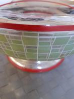 ANTIEK GESPIEGELDE VINTAGE IJS en IJSBLOKJESKOM., Ophalen