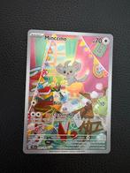 Minccino Pokémon kaart 182/162, Ophalen of Verzenden, Gebruikt, Losse kaart, Foil