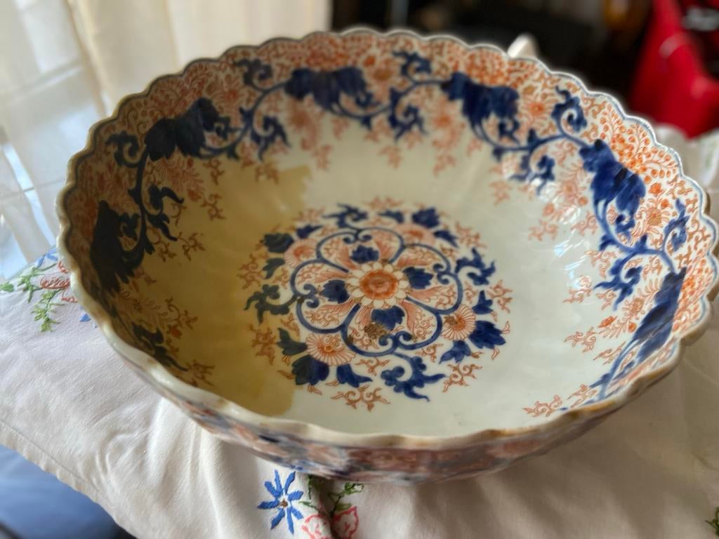 Antieke Imari Kom - Gerestaureerd, Antiek en Kunst, Antiek | Keramiek en Aardewerk, Ophalen of Verzenden