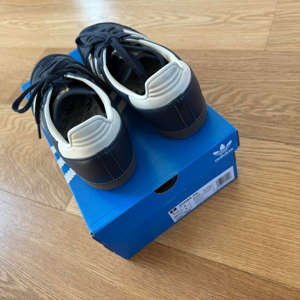 Adidas Originals SAMBA OG - laag - blauweissweiss - 40 2/3, Blauw, Ophalen of Verzenden, Sneakers of Gympen, Zo goed als nieuw