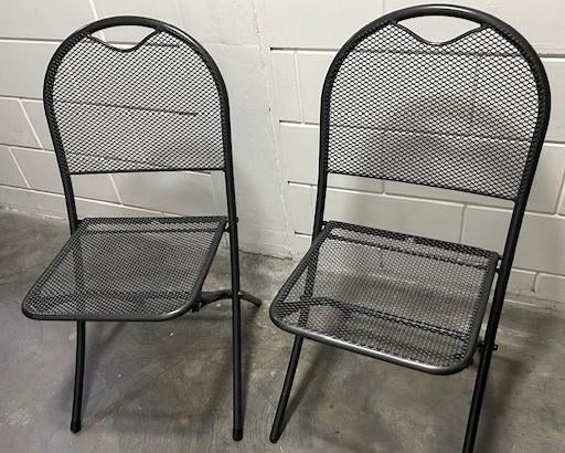 Klapstoelen, Huis en Inrichting, Stoelen, Ophalen, Twee, Zwart, Zo goed als nieuw