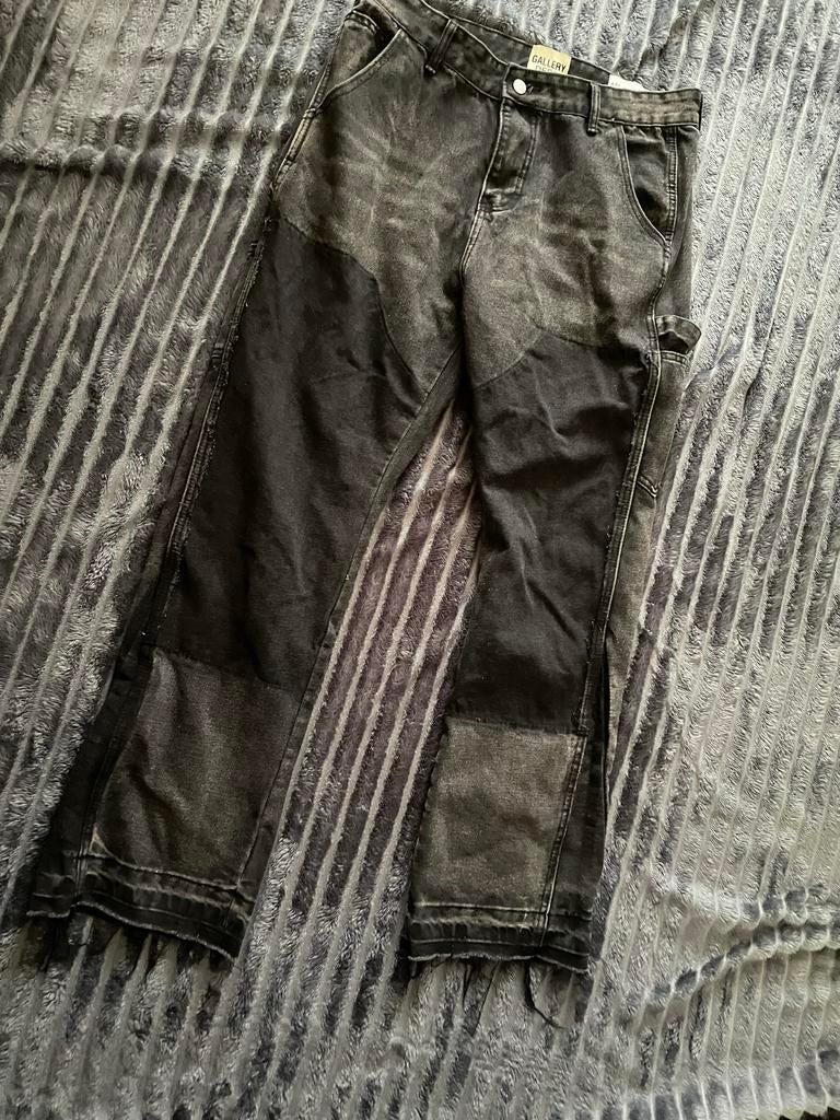 Stoere Gallery Dept. stijl flair broek - Maat L, Ophalen of Verzenden, Gedragen, Zwart, Overige jeansmaten