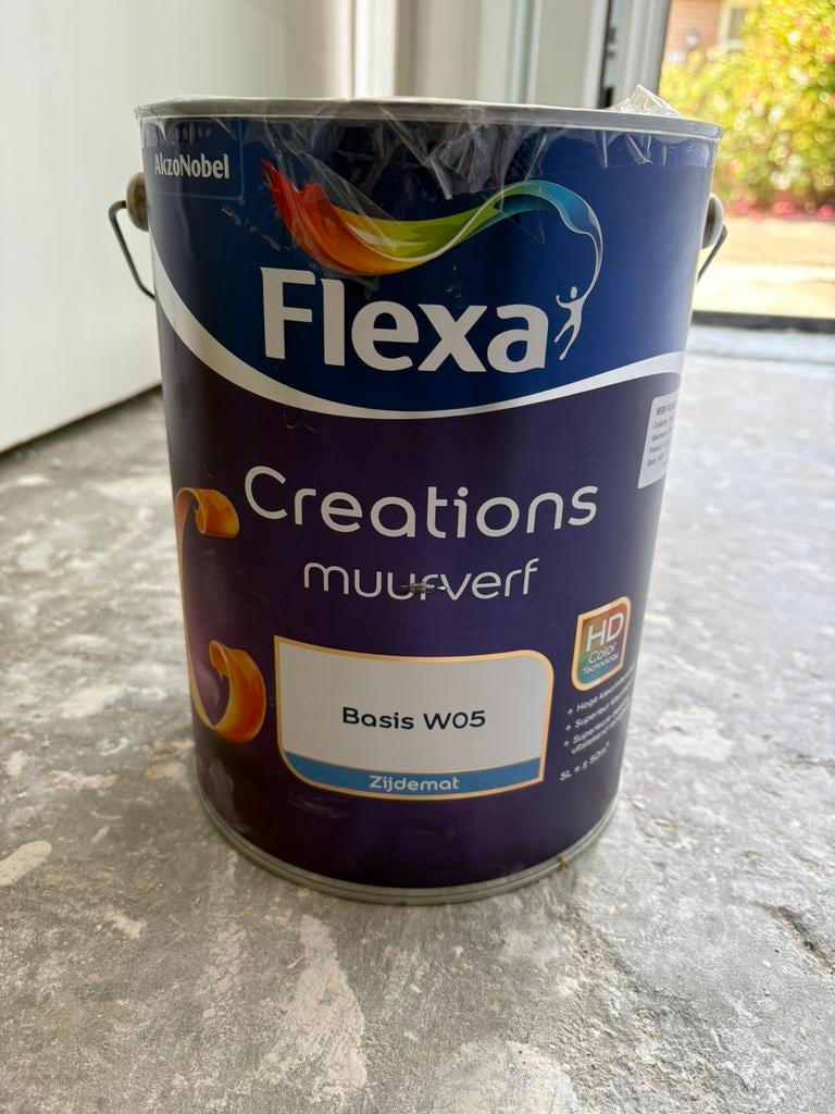 Flexa creations Sandy Beach zijdemat 5L, 5 tot 10 liter, Beige, Nieuw, Ophalen of Verzenden