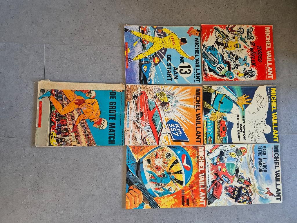 Michel Vaillant, Jean Graton, Meerdere stripboeken, Ophalen, Gelezen
